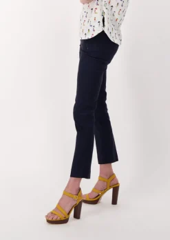 981 - Spanner Essentials - Pull On Tummy Control Zip Faux Pocket Ankle Pant - SALE