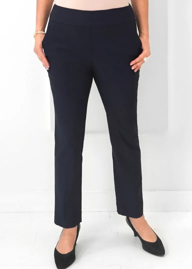 990 - Spanner Essentials - Pull On Tummy Control Pants with Pockets - SALE