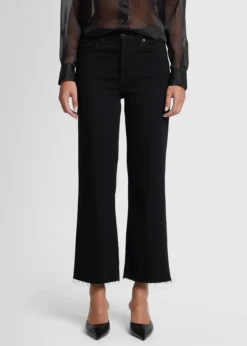7 For All Mankind - Cropped Alexa Black