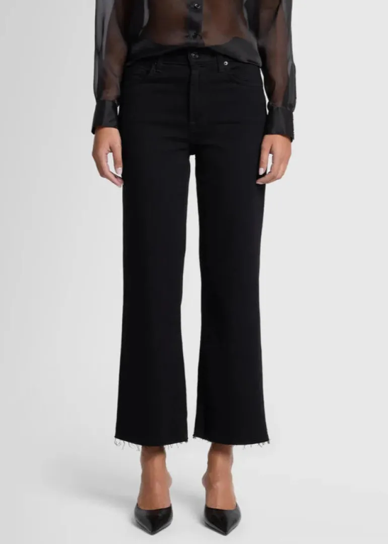 7 For All Mankind - Cropped Alexa Black