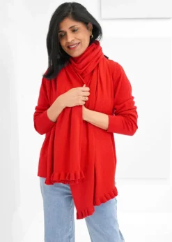 Alashan - Ruffle Trim Travel Wrap