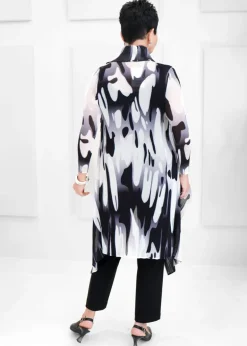 Alquema - Collare Coat Printed