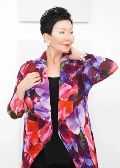 Alquema - Collare Coat Printed