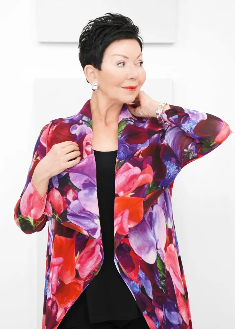 Alquema - Collare Coat Printed
