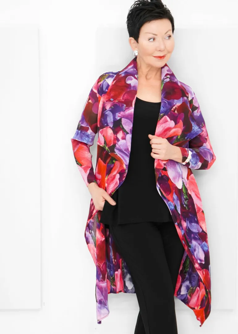 Alquema - Collare Coat Printed