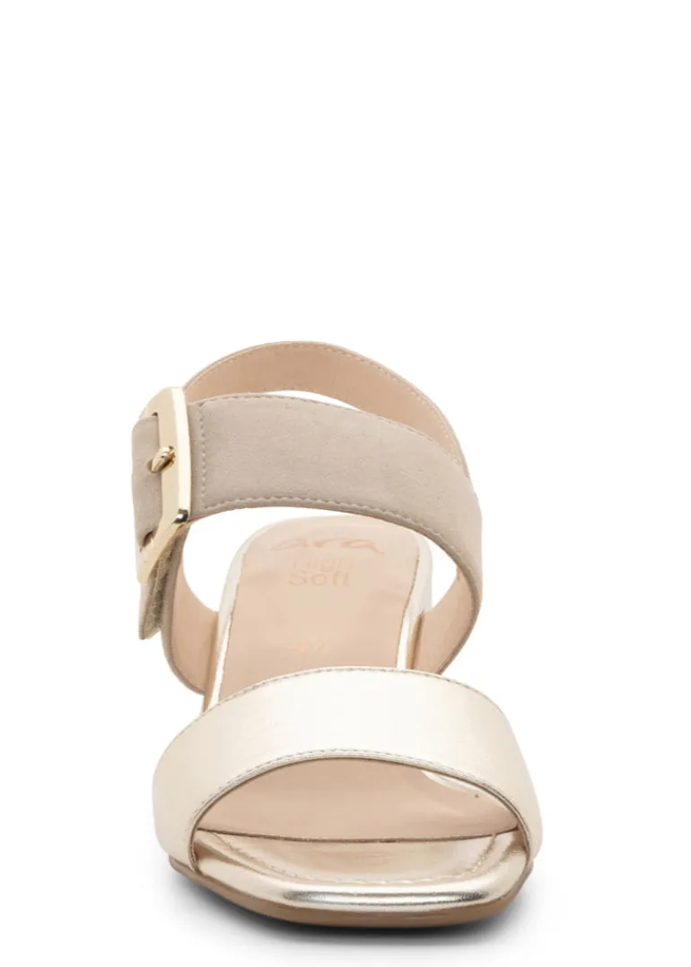 Ara - Bordeaux Block Heel Sandal