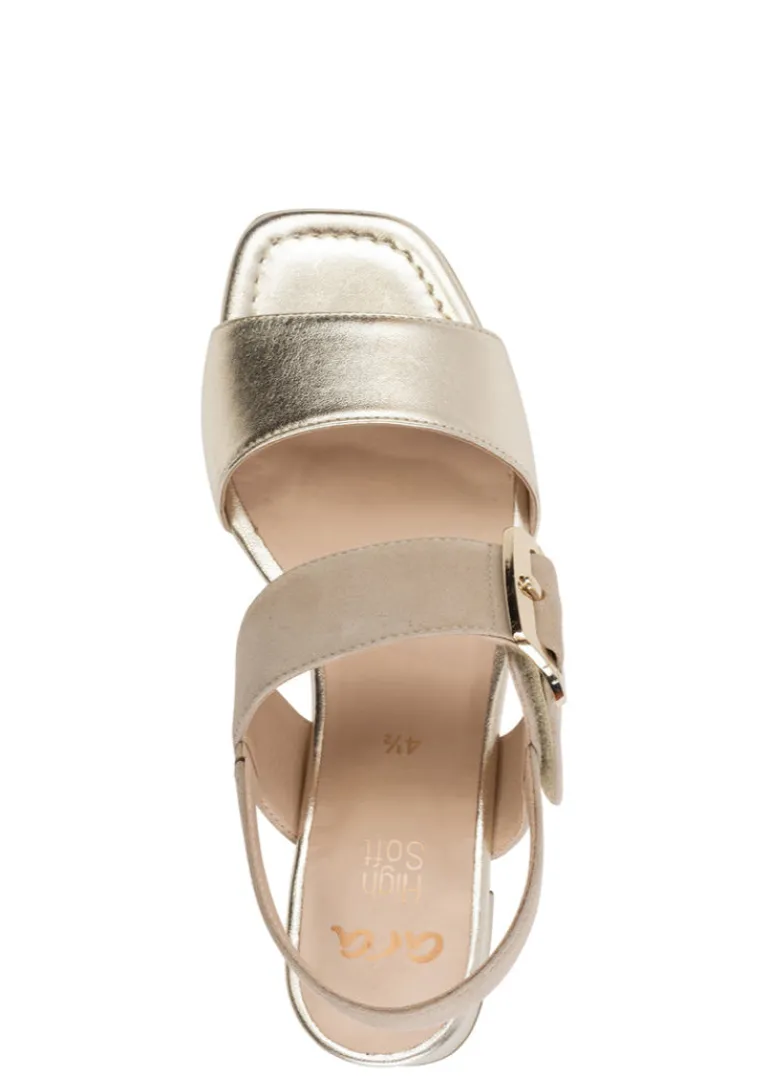 Ara - Bordeaux Block Heel Sandal