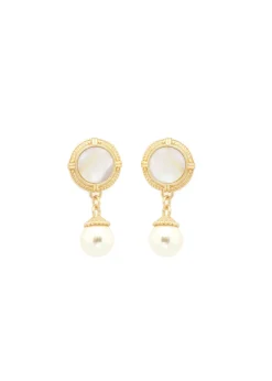 CCB - Mother of Pearl Clip on Earrings