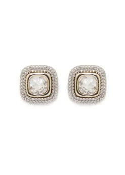 CCB - Small Square Clip On Earrings