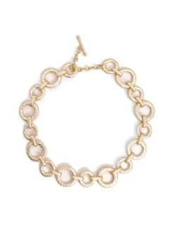 CCB - Hammered Hoop Necklace