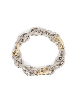 CCB - Mixed Metal Stretch Chain Bracelet