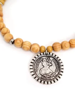 CCB - Wooden Bead Pendant Necklace