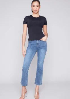 Charlie B - Bootcut Stretch Denim Pant