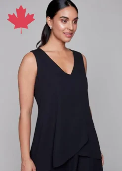 Compli K - Double Layered Sleeveless Top - SALE