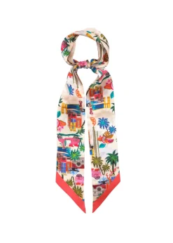 Echo - Positano Ribbon Silk Scarf