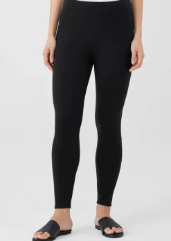Eileen Fisher - Cozy Brushed Terry Hug High-Waisted Leggings