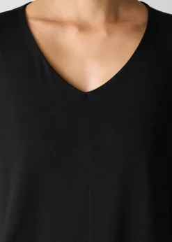 Eileen Fisher - Fine Jersey V-Neck Long Top