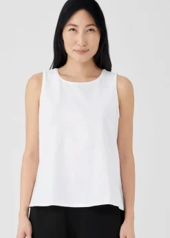 Eileen Fisher - Jersey Knit Jewel Neck Tank