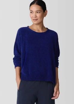 Eileen Fisher - Organic Cotton Chenille Jewel Neck Top