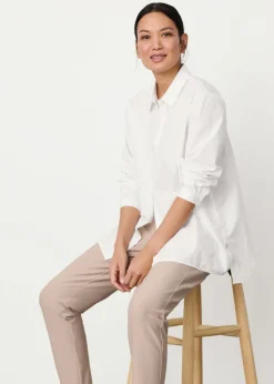 Eileen Fisher - Organic Handkerchief Linen Classic Collar Shirt
