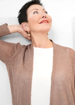 Eileen Fisher - Organic Linen Cotton Cord Cropped Cardigan