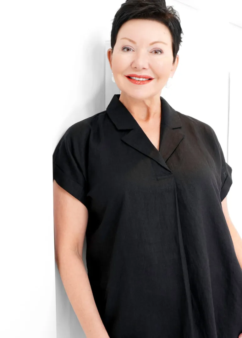 Eileen Fisher - Organic Linen Notch Collar Dress