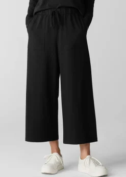 Eileen Fisher - Pima Cotton Stretch Jersey Wide-Leg Pant