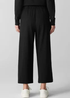 Eileen Fisher - Pima Cotton Stretch Jersey Wide-Leg Pant