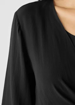 Eileen Fisher - Sheer Silk Georgette Tie Jacket