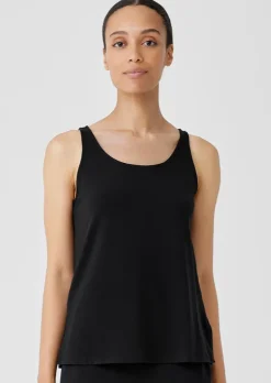 Eileen Fisher - Stretch Jersey Scoop Neck Tank