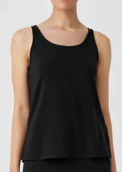 Eileen Fisher - Stretch Jersey Scoop Neck Tank