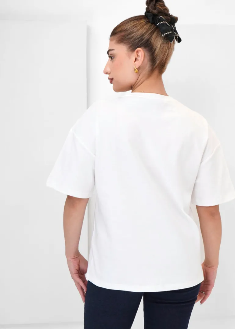 Esqualo - Oversized Basic Tee - SALE