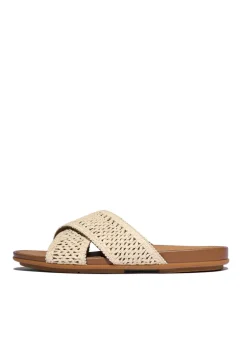 FitFlop - Gracie Woven Cross Slides