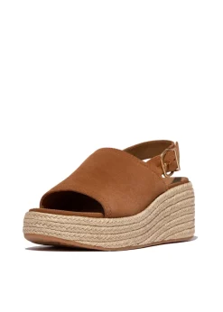 FitFlop - PLATFFORMS Espadrille Suede Wedge Back-Strap
