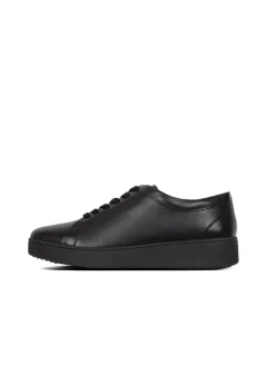 FitFlop - Rally Leather Court Sneakers - SALE