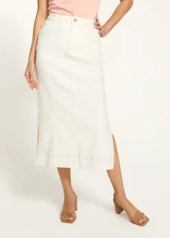 French Dressing Jeans - Column Midi Skirt - SALE
