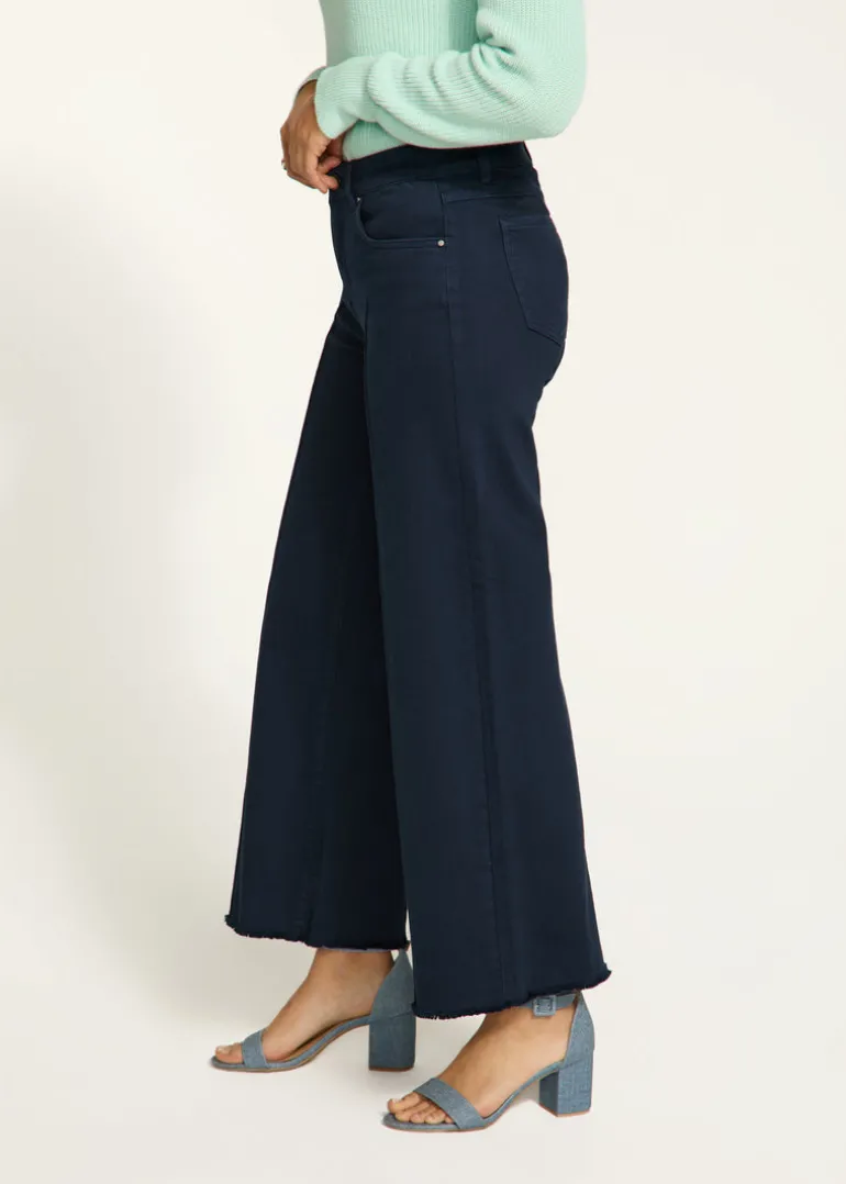 French Dressing Jeans - Olivia Wide Ankle Solid Jean - SALE