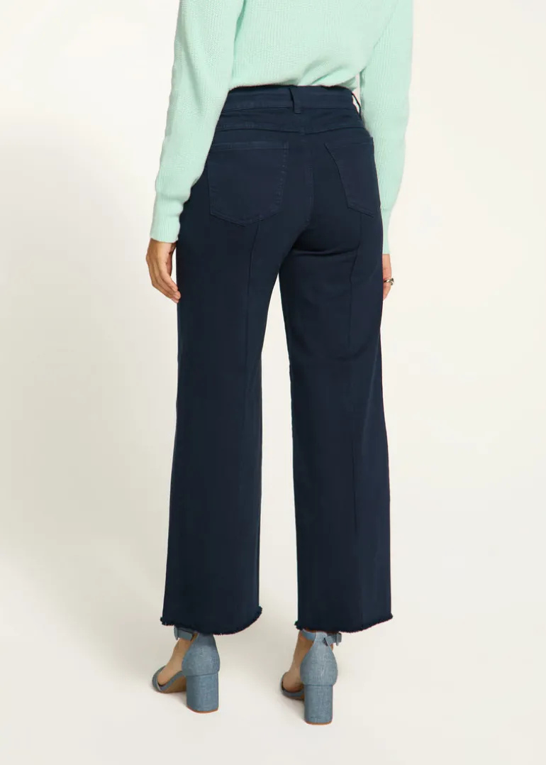 French Dressing Jeans - Olivia Wide Ankle Solid Jean - SALE