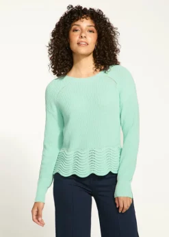 French Dressing Jeans - Scallop Hem Sweater - SALE