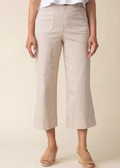 Habitat - Wide Leg Patch Pocket Crop Jean - SALE