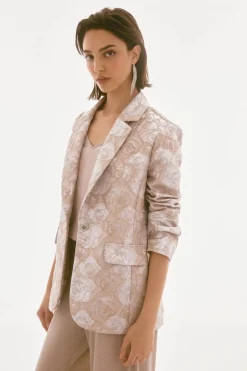 Joseph Ribkoff - Brocade Floral Print Blazer