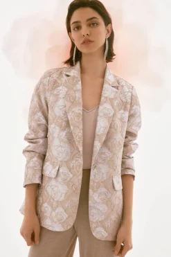 Joseph Ribkoff - Brocade Floral Print Blazer