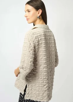 Joseph Ribkoff - Bubble Jacquard A-Line Top