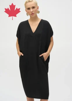 Joseph Ribkoff - Gauze Short Sleeve Cocoon Dress