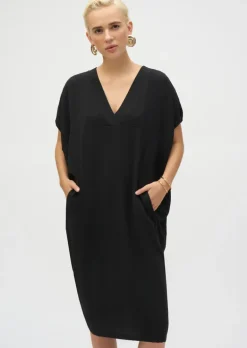 Joseph Ribkoff - Gauze Short Sleeve Cocoon Dress