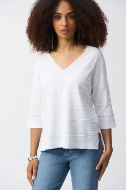 Joseph Ribkoff - Jacquard Sweater Knit Pullover
