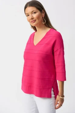 Joseph Ribkoff - Jacquard Sweater Knit Pullover
