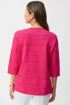 Joseph Ribkoff - Jacquard Sweater Knit Pullover