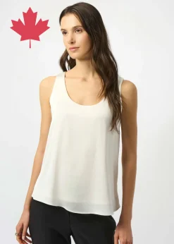 Joseph Ribkoff - Recycled Hammered Satin Sleeveless Top