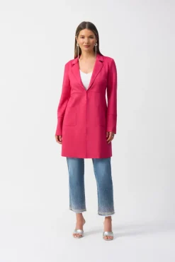 Joseph Ribkoff - Scuba Suede Straight Jacket